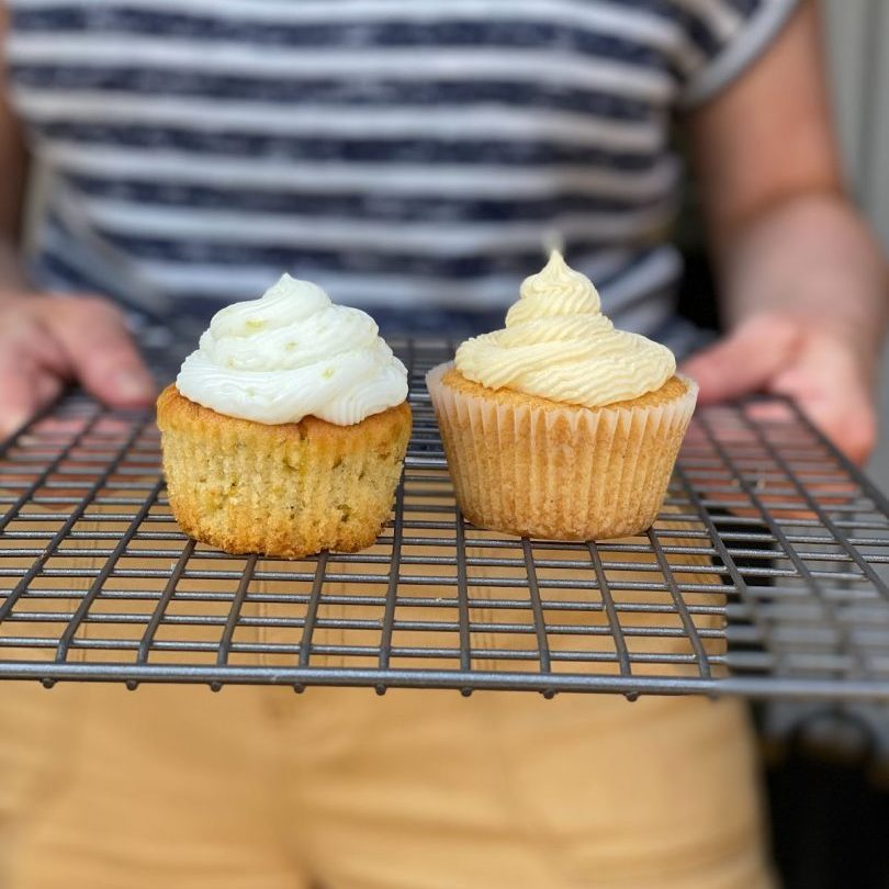 An image of Courgette and Lemon Cupcakes