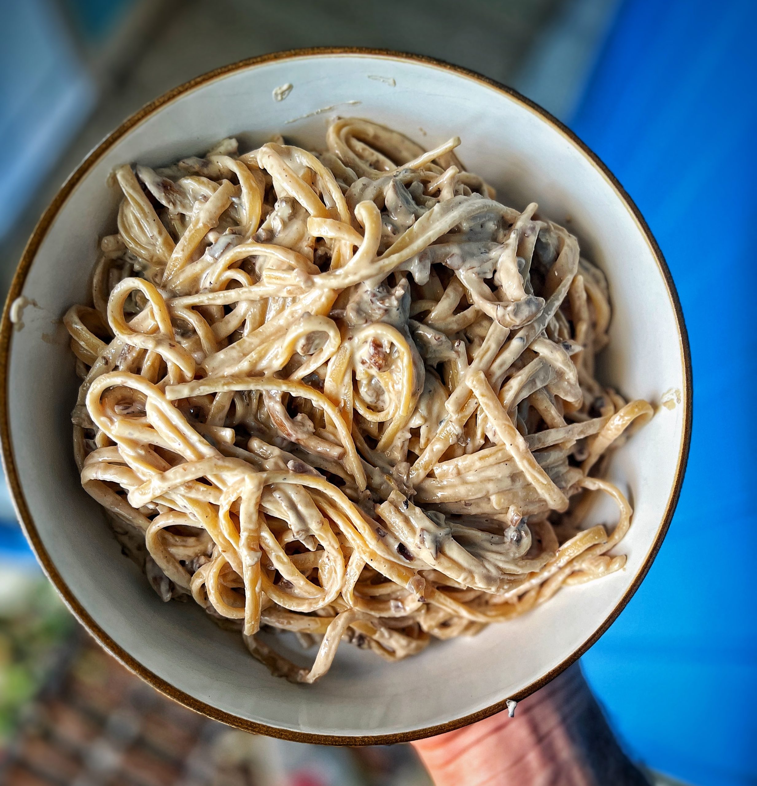 An image of Creamy Mushroom Linguine