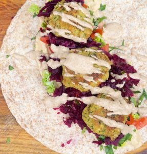 An image of High Protein Falafel Wrap