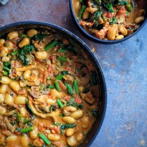 An image of Spinach and Butterbean Curry