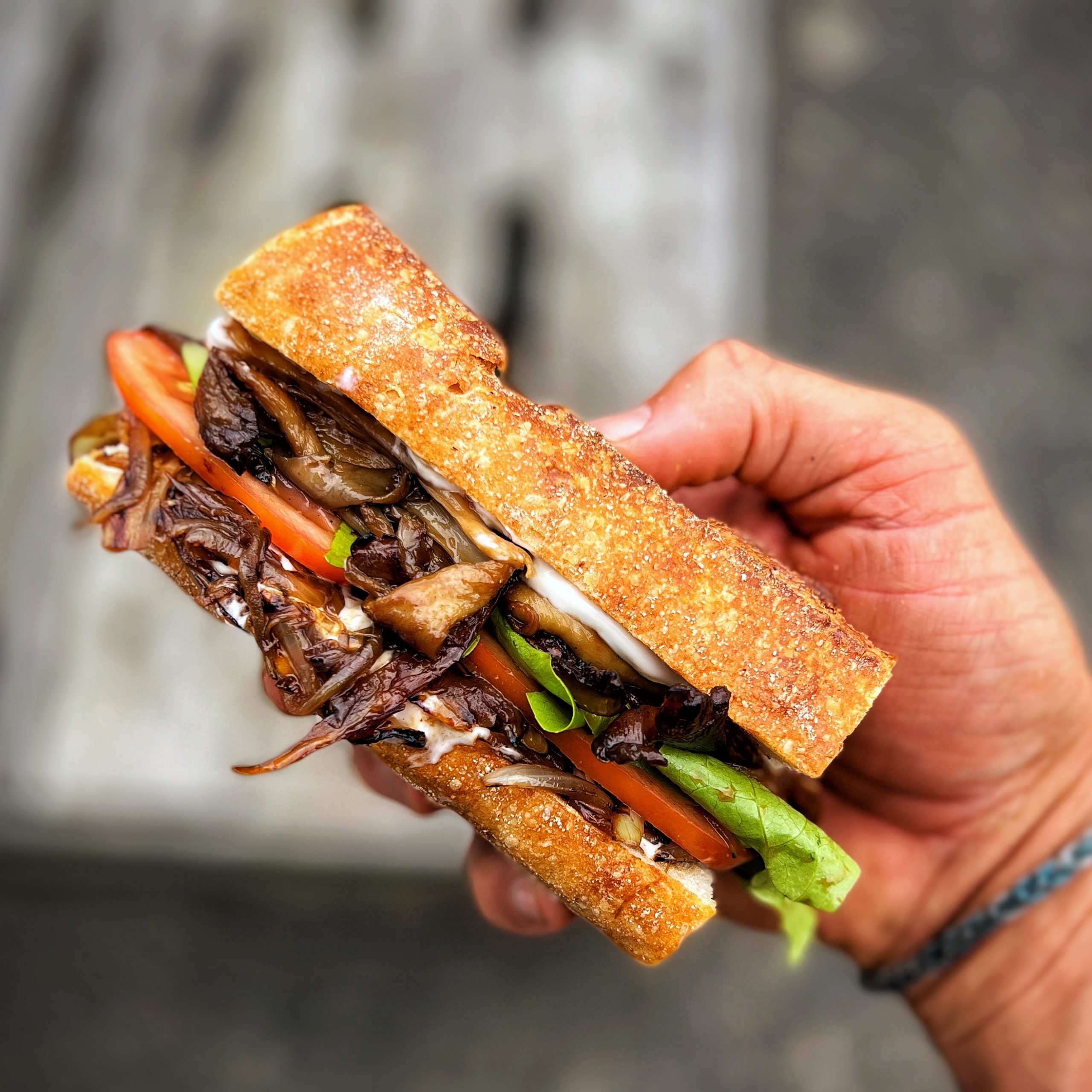 An image of Easy Mushroom Steak Sandwich