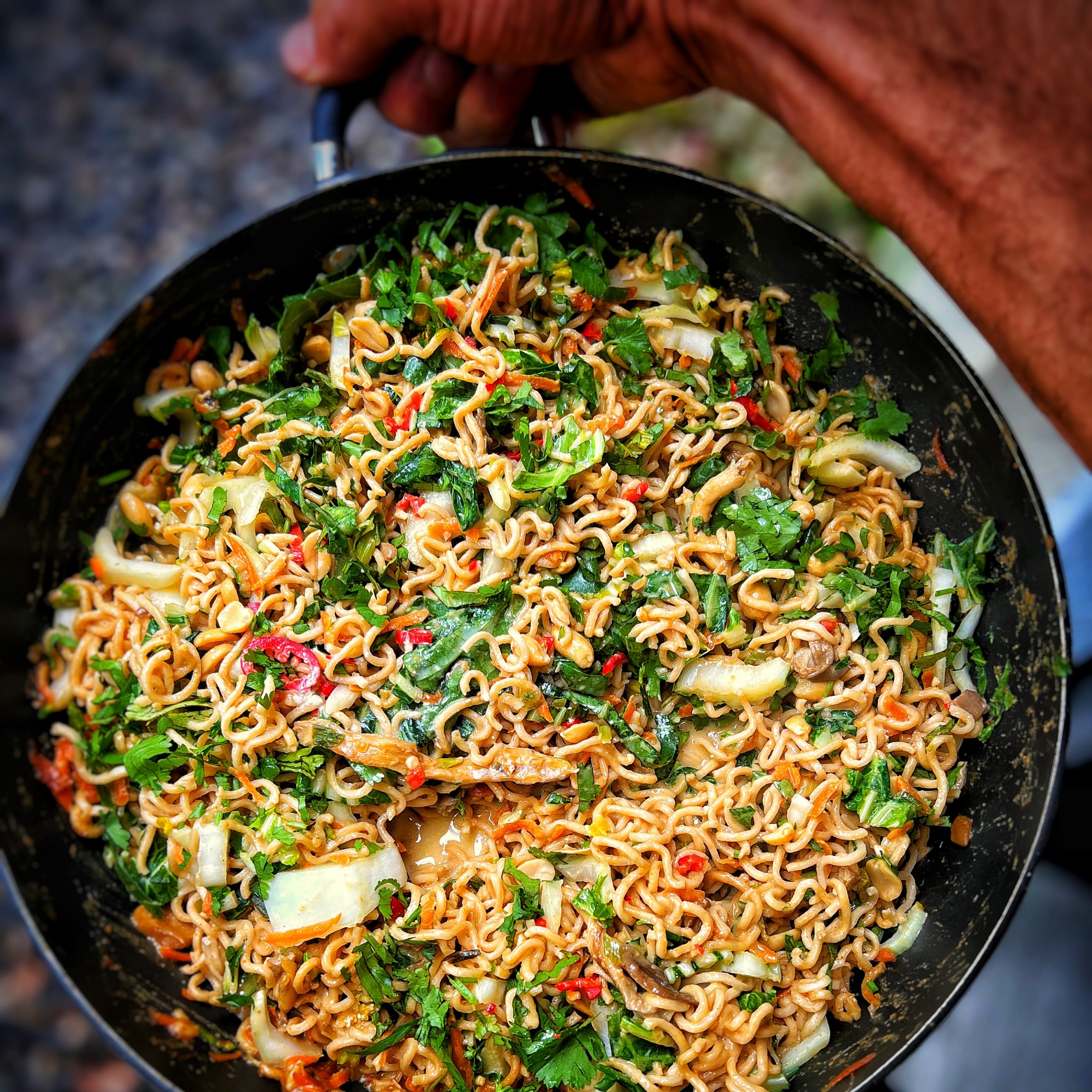 An image of Peanut and ginger Pad Thai