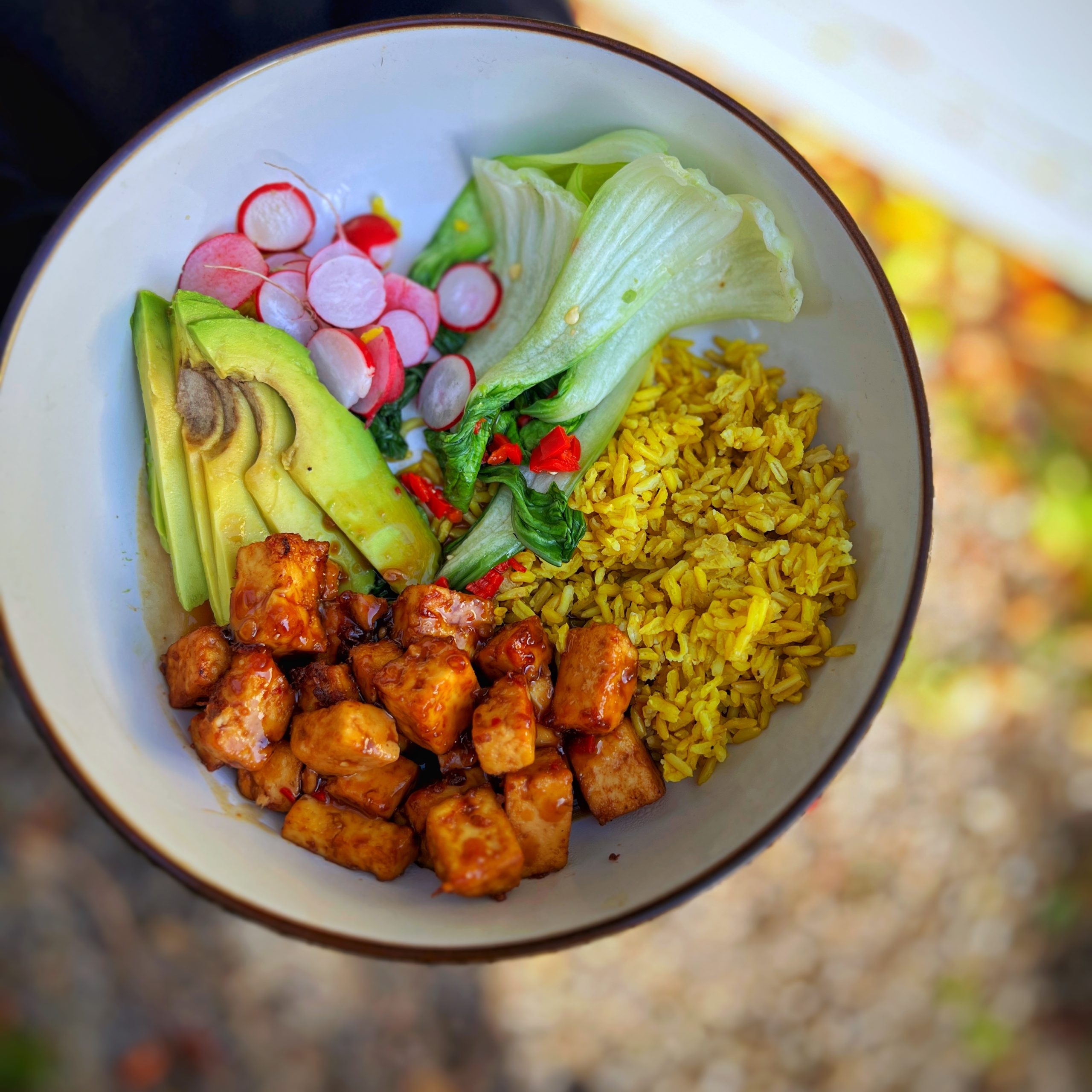 An image of Crispy tofu