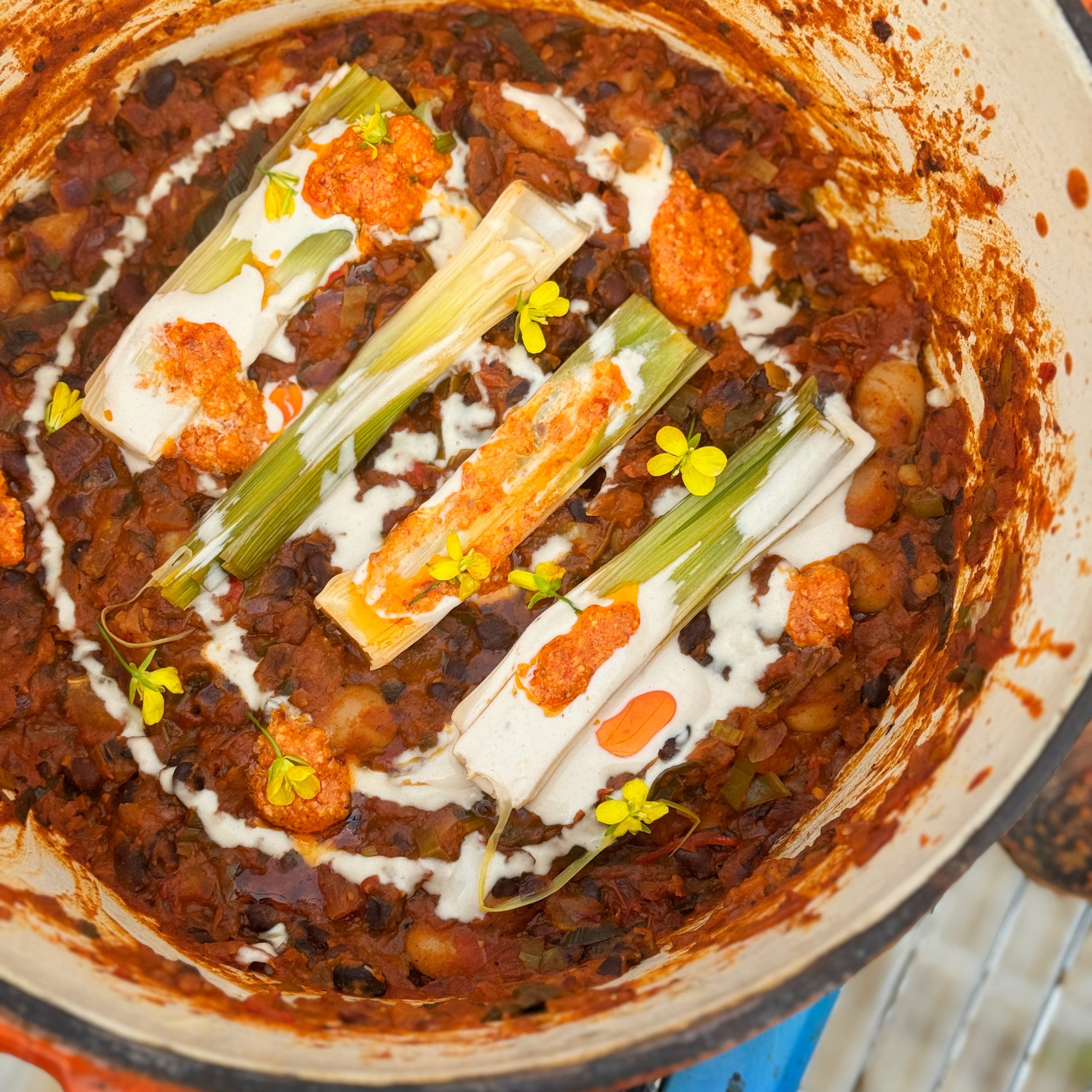 An image of Leek and Bean Stew