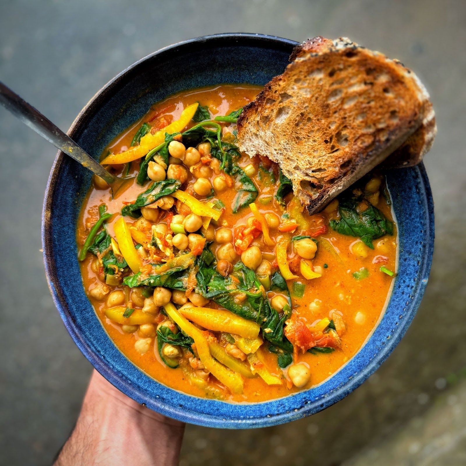 An image of High Protein Chickpea Curry