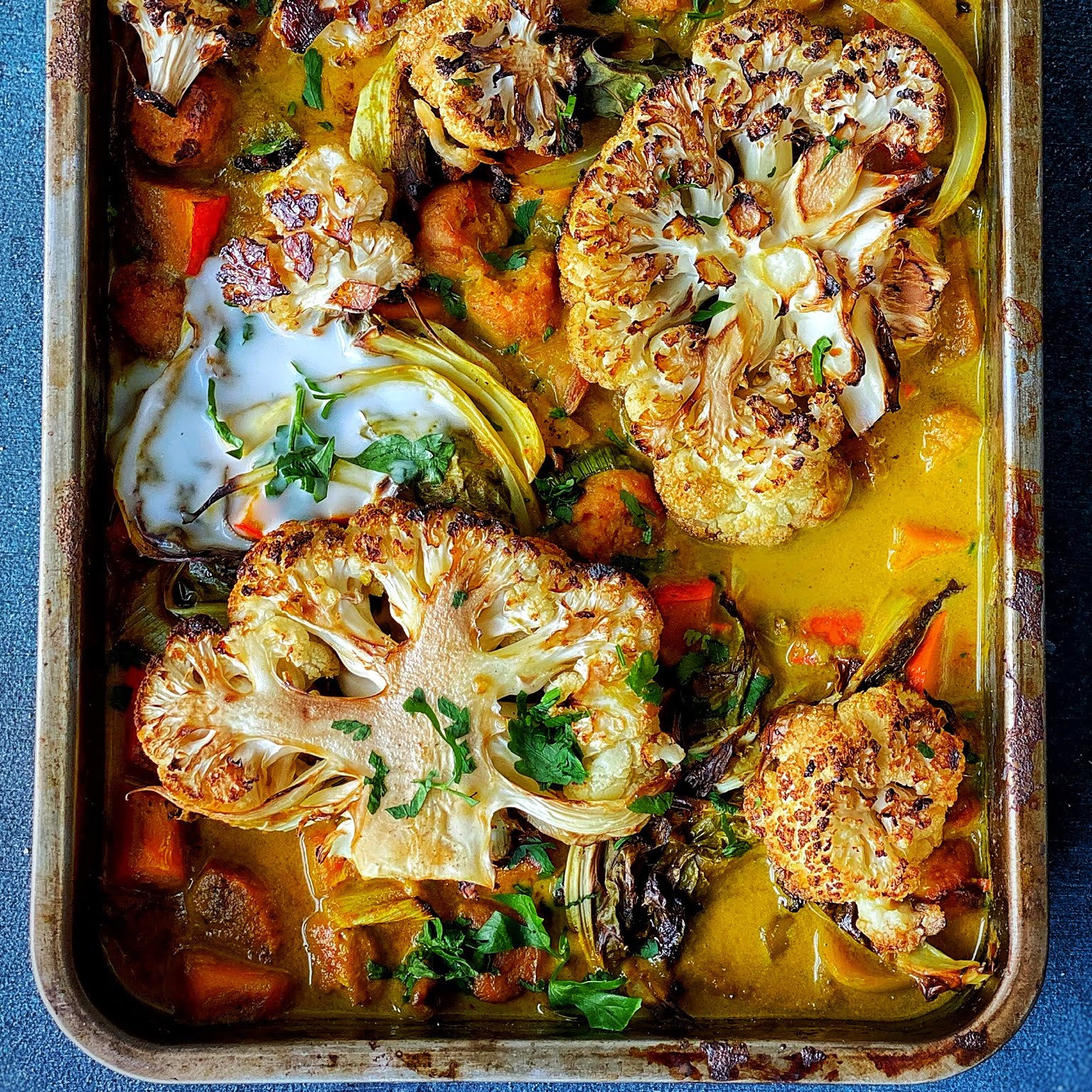 An image of Cauliflower Curry Bake