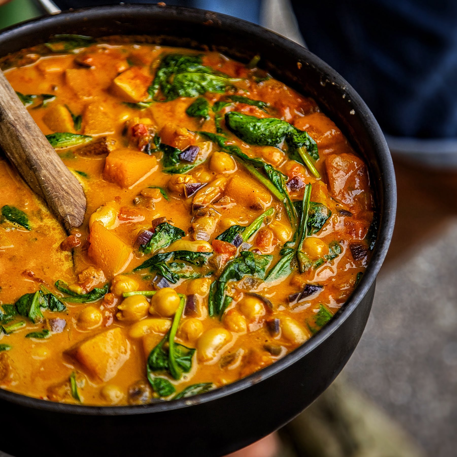 An image of Easy Balti Curry with chickpea and squash