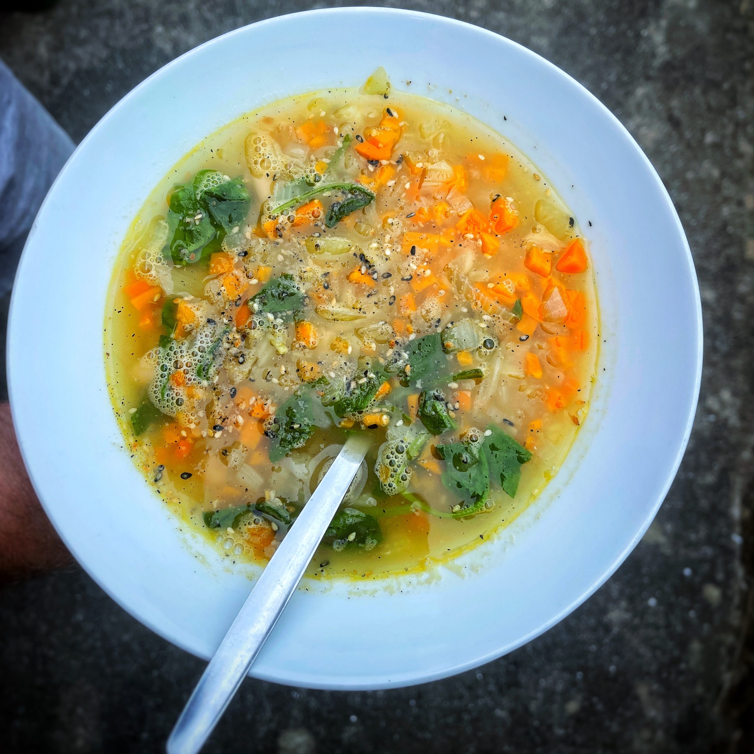 An image of Hearty Italian veg & white bean soup