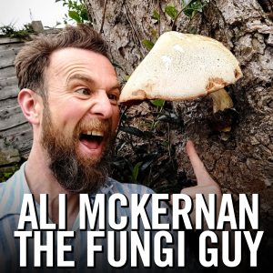 An image of Ali McKernan- the fungi guy