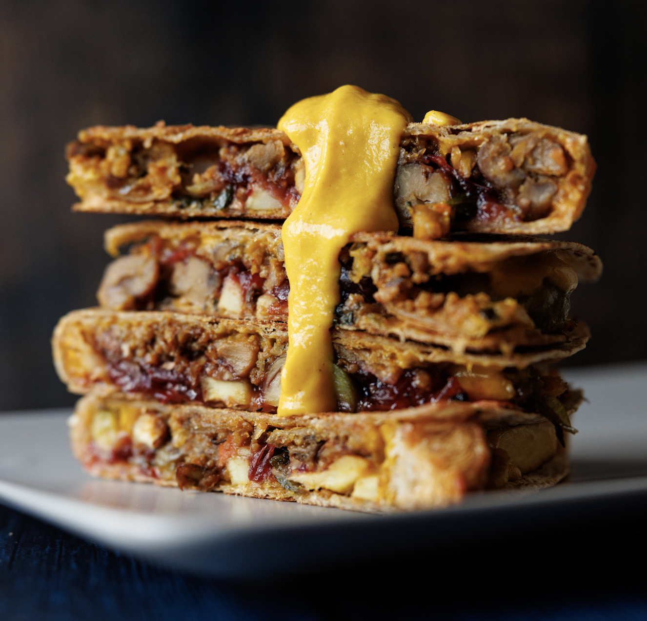 An image of Christmas Quesadillas