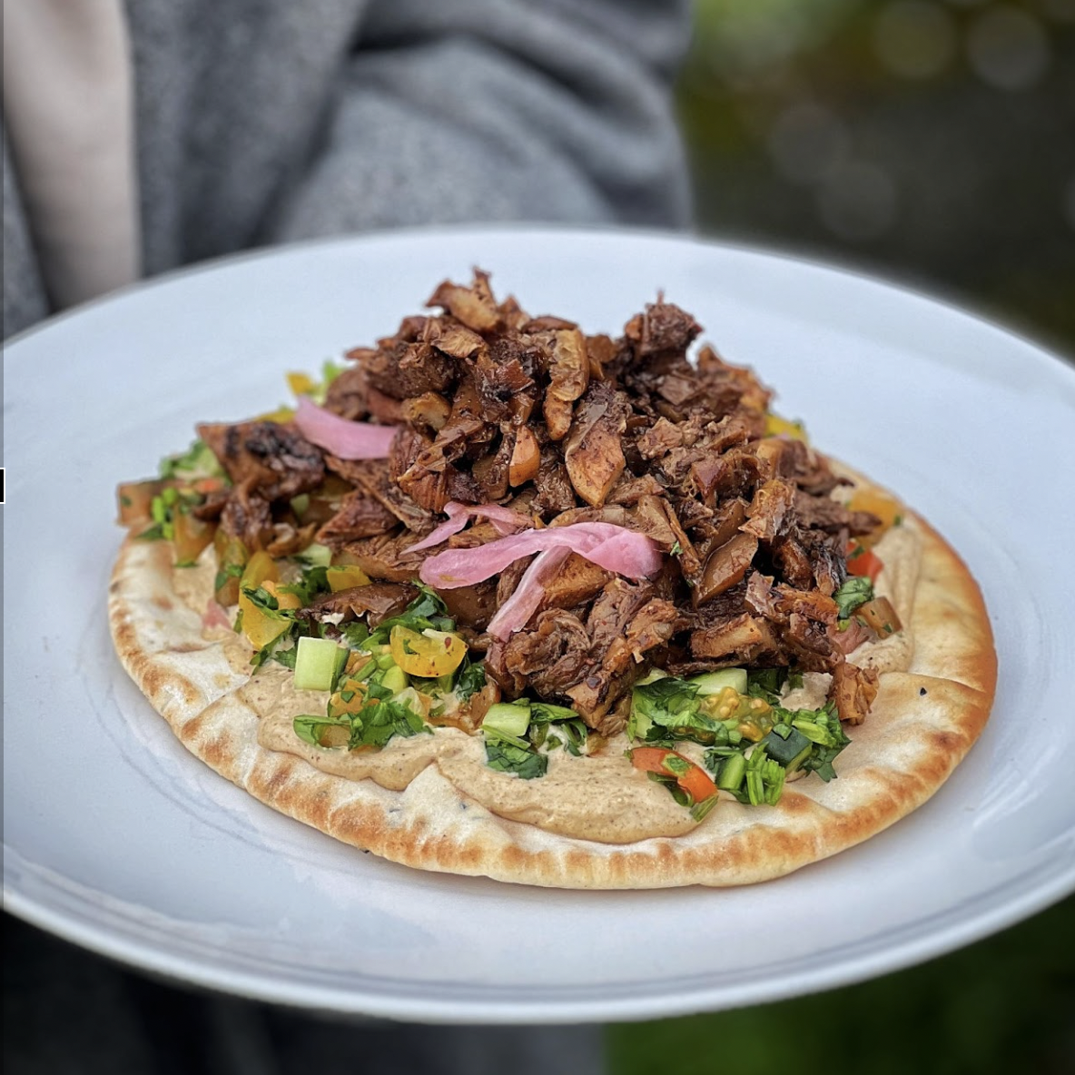 An image of Meaty Mushroom Shawarma