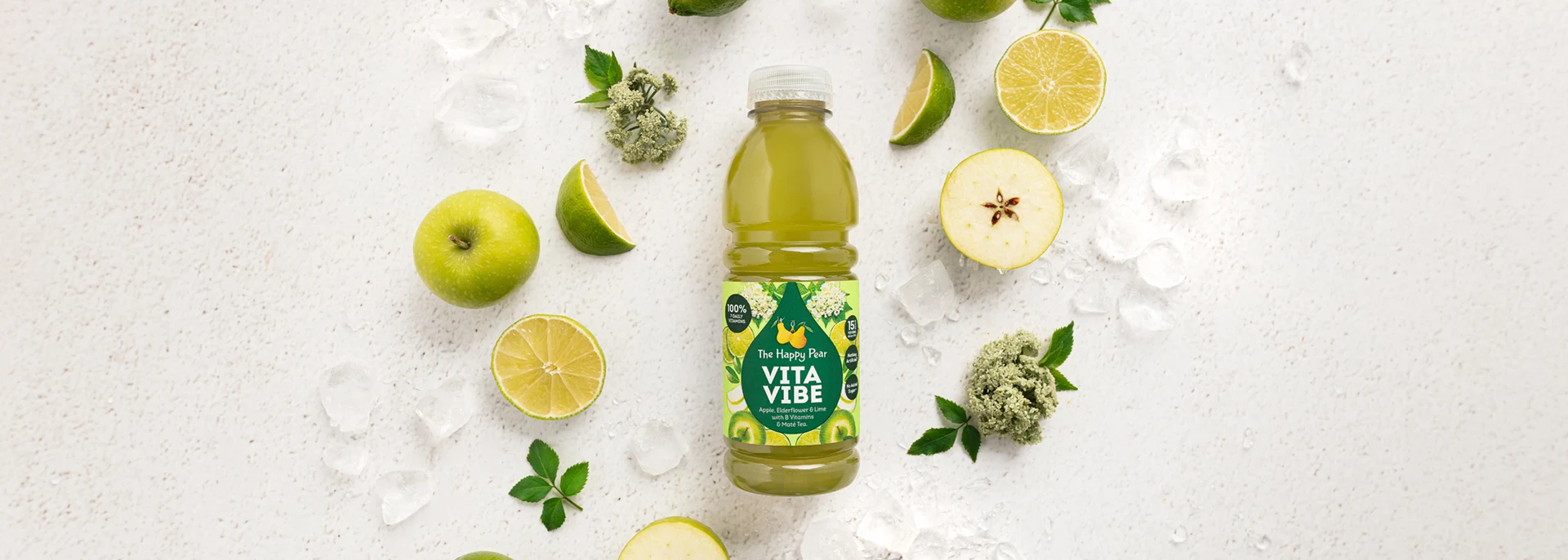 Vita Vibe Apple, Elderflower & Lime 500ml