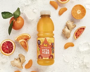 An image of Vita Vibe Blood Orange, Mandarin & Ginger 500ml